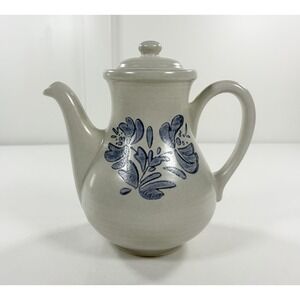 Vintage Pfaltzgraff Yorktowne 7 Cup Tall Coffee Pot Lid 490 USA Made Stoneware